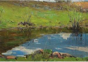 Springtime By The River, Ontario Countryside