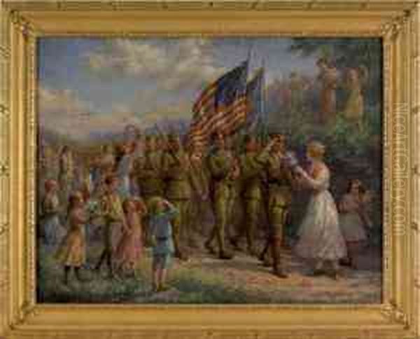 Armistice Day Troops In France - view 1