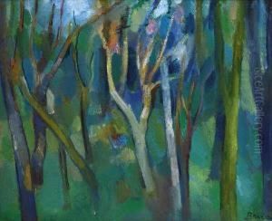 ''wood Interior'' Summer by Patrick Henry Bruce