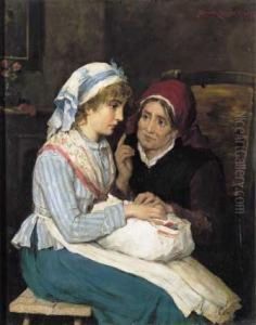 "le Depart Pour La Ville" 1877