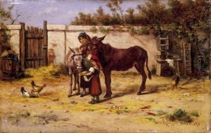 Girls With Donkeys