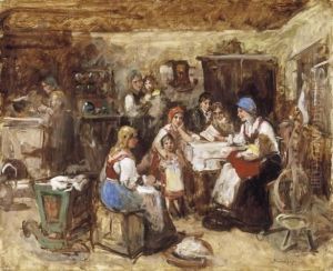Reading Aloud by Lajos Bruck