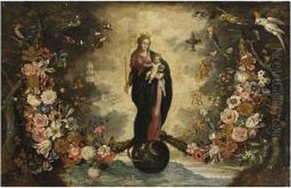 The Madonna And Christ, Said To Be The Madonna Of Halle With Her - view 1