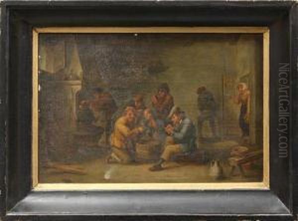 Interior Scene With Figures At The Inn - view 1