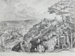 Saint Jerome Dans Le Desert. by Pieter III Brueghel