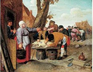 Scene De Cochonnaille