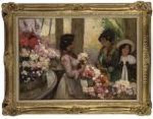 The Flower Seller by Ricardo Brugada y Panizo