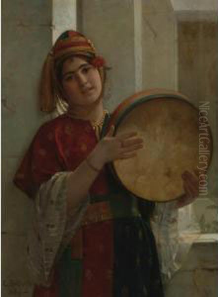 Tambourine Player - view 1