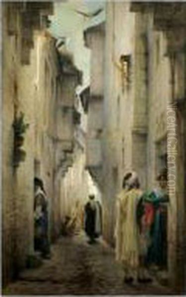 Conversation Dans La Kasbah De Constantine - view 1