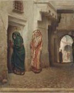 A Secret Rendezvous by Guillaume Charles Le Brun