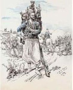 " Le Tirailleur Algerien ". by Guillaume Charles Le Brun