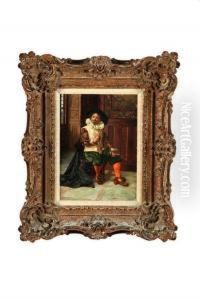 Portrait Of A Cavalier by Francois Brunery