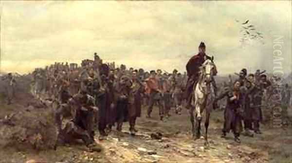 The Return from Inkerman in 1854 - view 1