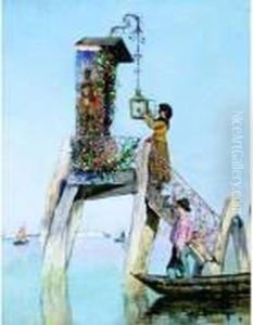 L'oratoire De Saint-michel A Venise by Francois Brunery