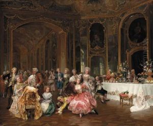 Le Pont D'amour by Francois Brunery