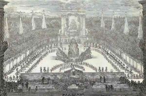 Marriage of Cosimo III and Margherita Luisa d'Orleans by Stefano della Bella