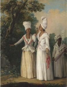 Flower Girls Of Dominica by Agostino Brunias