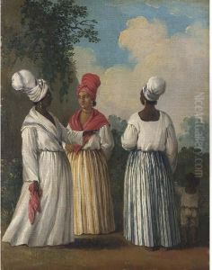 Free Women Of Dominica With A Child by Agostino Brunias