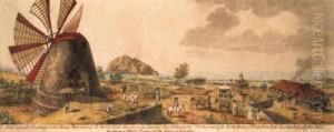 A North View Of The Buildings On
 The Sandy Point Estate Of Sirpatrick Blake Baronet In The Island Of 
Saint Christopher.