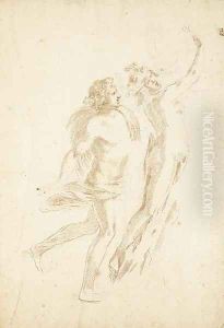 Apollo and Daphne, after Bernini 2 by Stefano della Bella