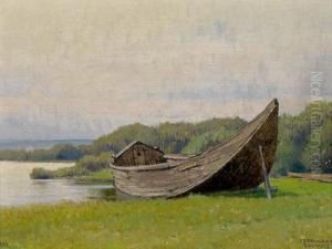 An Der Donau by Ferdinand Brunner