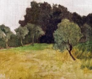 Landschaft * by Ferdinand Brunner