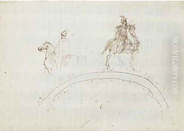 Two Polish cavalrymen - view 1