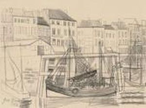 Le Port D'ostende by Jean Brusselmans