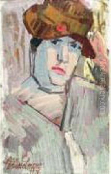 Femme En Bleu - Vrouw In Blauw (1916) - view 1