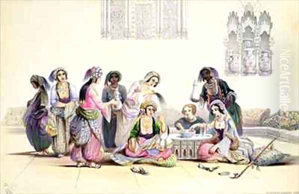 Interior of a Harem, in Cairo - view 1