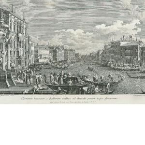 Regata Storica Da Palazzo Balbi Verso Il Ponte Di Rialto (dacanaletto) by Giovan Battista Brustolon
