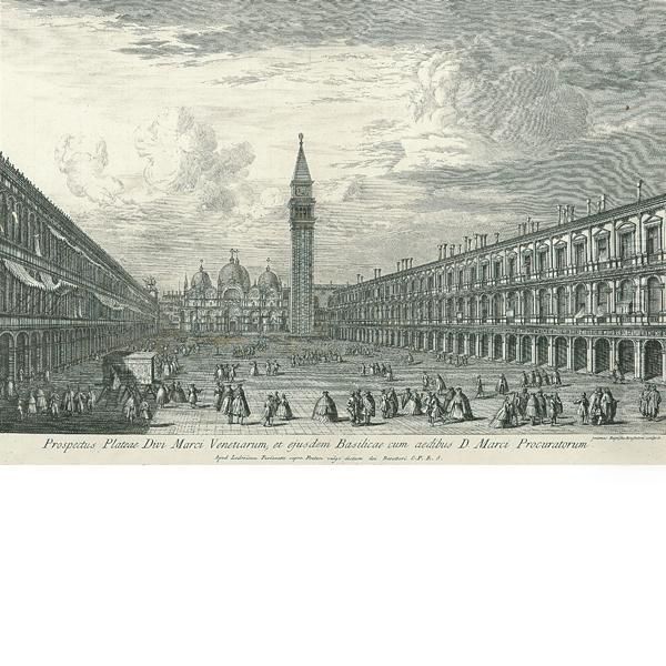 Piazza San Marco Con La Basilica E Le Procuratie (dacanaletto) - view 1