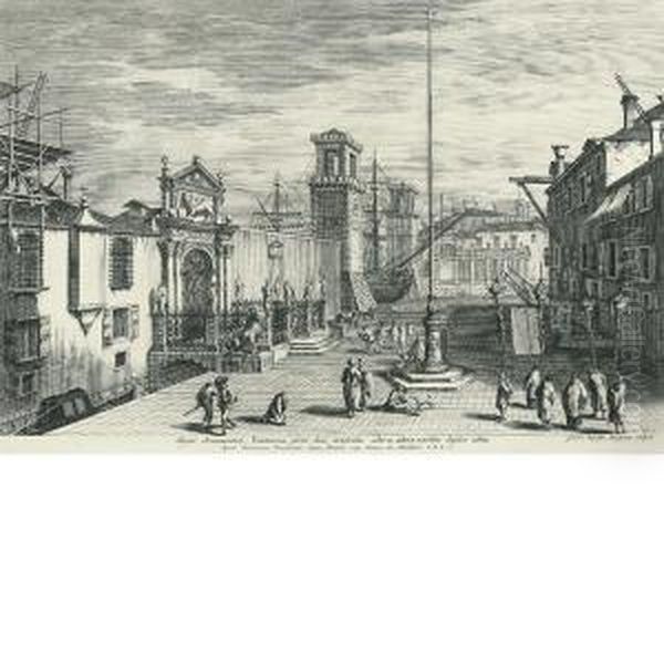 Veduta Dellarsenale (da Canaletto) - view 1