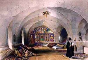 Room in an Armenian Convent, in Jerusalem by A. Margaretta Burr