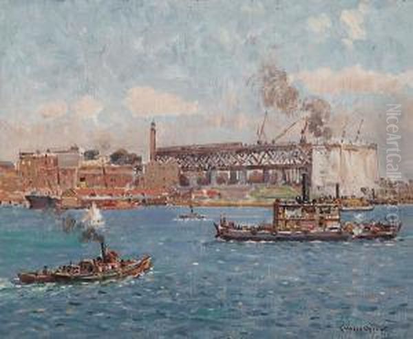 Building The Bridge, Sydney - view 1
