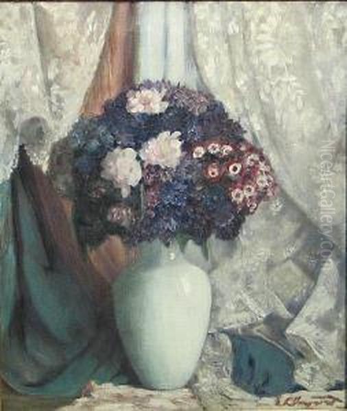 Still Life With Flowers In A White Vase - view 1