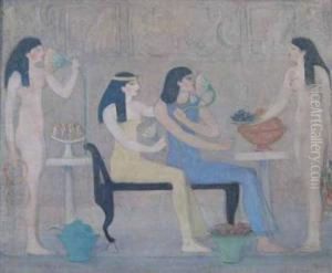 Egyptian Scene by Everett Lloyd Bryant