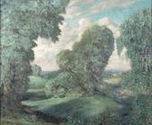 Lush Green Landscape by Everett Lloyd Bryant