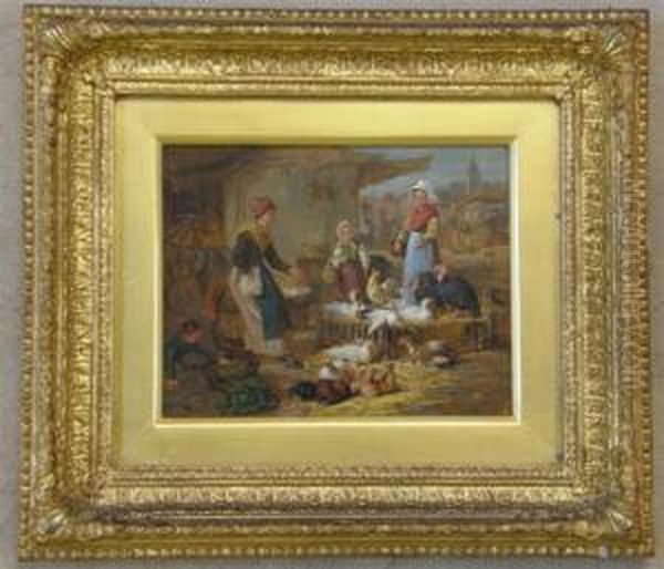 With Figures, Turkeys, Geese - view 1