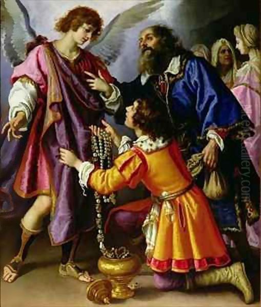 The Archangel Raphael Refusing Tobias's Gift by Giovanni Bilivert