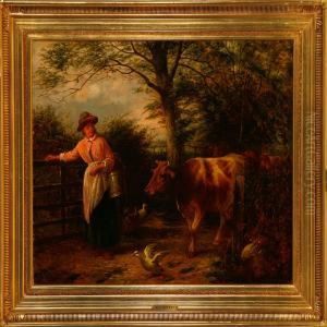A Peasant Girl At The Gate