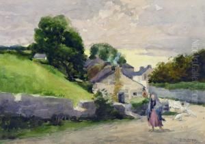 Dans Le Compte De Cork, En Irlande (study) by William Brymner