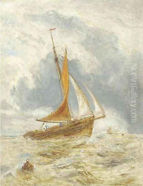 A fishing vessel at sea - view 1