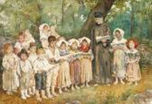 An Outdoor Children's Choir, Rome - view 1