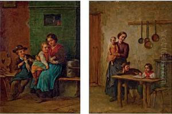 Kinder In Der Stube (pendants) - view 1