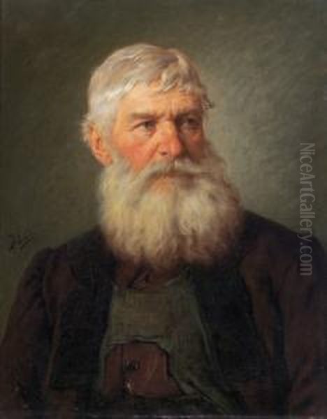 Portrait Of A Tyrolean Farmer - view 1