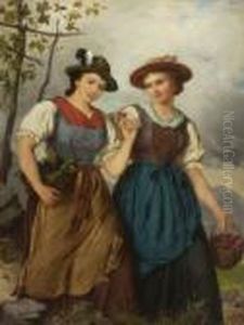 Zwei Dirndl. Zwei Dirndl.
