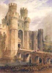 Hurstmontceaux Castle, Sussex by John Chessell Buckler