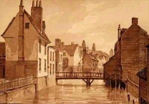 View of the Folly in the Parish of Bermondsey by John Chessell Buckler