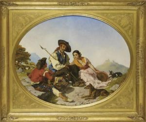 Hirtenleben Im Andalusischen Hochland by Frank Buchser